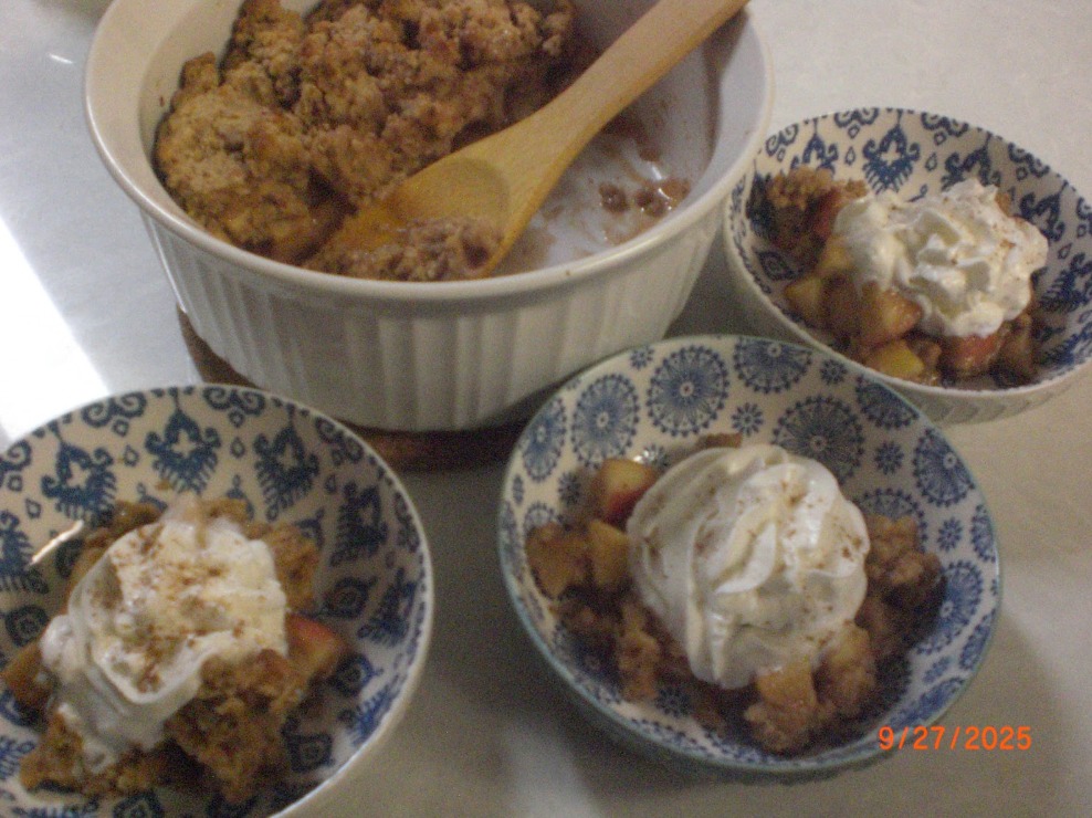 Apple crisp recipe cover